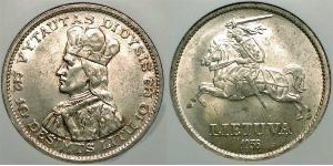 10 Litas Litauen (1991 - ) Silber Vytautas