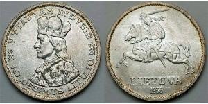 10 Litas Litauen (1991 - ) Silber Vytautas