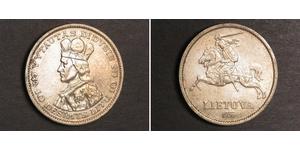 10 Litas Lithuania (1991 - ) Silver Vytautas(1350 - 1430)
