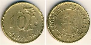 10 Mark Finlandia (1917 - ) Aluminio/Bronce 