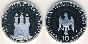 10 Mark Allemagne Argent 