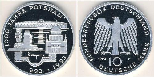 10 Mark Germania Argento 