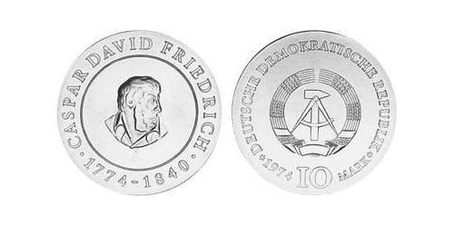 10 Mark Repubblica Democratica Tedesca (1949-1990) Argento 