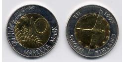 10 Mark Finland (1917 - ) Bimetal 