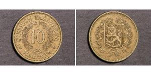 10 Mark Finland (1917 - ) Bronze/Aluminium 