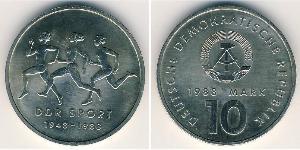 10 Mark German Democratic Republic (1949-1990) Copper/Nickel 