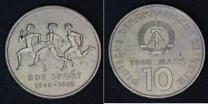 10 Mark German Democratic Republic (1949-1990) Copper/Nickel 