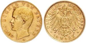 10 Mark Bayern Gold Otto (Bayern)(1848 – 1916)