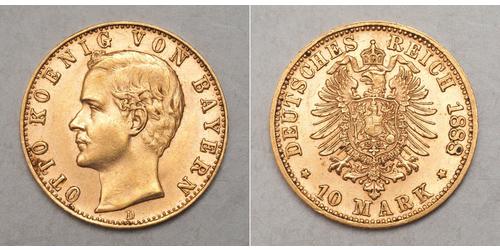 10 Mark Bayern Gold Otto (Bayern)(1848 – 1916)