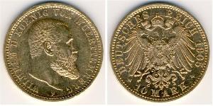 10 Mark Deutsches Kaiserreich (1871-1918) Gold Wilhelm II, German Emperor (1859-1941)