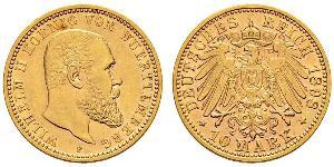 10 Mark Deutsches Kaiserreich (1871-1918) Gold Wilhelm II, German Emperor (1859-1941)