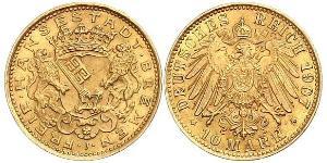 10 Mark Freie Hansestadt Bremen Gold 