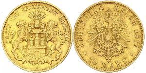 10 Mark Hamburg Gold 