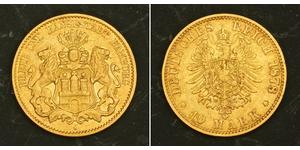 10 Mark Hamburg Gold 