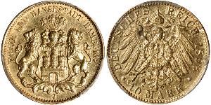 10 Mark Hamburg Gold 