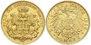 10 Mark Hamburg Gold 