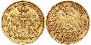 10 Mark Hamburg Gold 