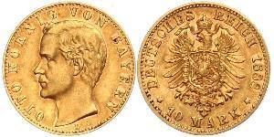 10 Mark Kingdom of Bavaria (1806 - 1918) Gold Otto of Bavaria (1848 – 1916)