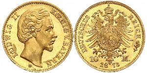 10 Mark Kingdom of Bavaria (1806 - 1918) Gold Ludwig I of Bavaria (1786 – 1868)