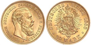 10 Mark Königreich Preußen (1701-1918) Gold Friedrich Wilhelm III (1770 -1840)
