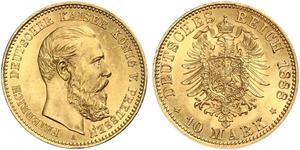 10 Mark Königreich Preußen (1701-1918) Gold Friedrich Wilhelm III (1770 -1840)