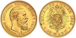 10 Mark Königreich Preußen (1701-1918) Gold Friedrich Wilhelm III (1770 -1840)