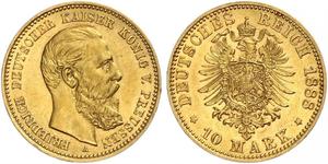 10 Mark Königreich Preußen (1701-1918) Gold Friedrich Wilhelm III (1770 -1840)