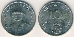 10 Mark Deutsche Demokratische Republik (1949-1990) Kupfer/Nickel 