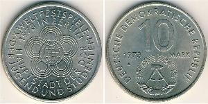 10 Mark Deutsche Demokratische Republik (1949-1990) Kupfer/Nickel 