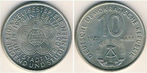 10 Mark Deutsche Demokratische Republik (1949-1990) Kupfer/Nickel 