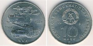 10 Mark República Democrática Alemana (1949-1990) Níquel/Cobre 