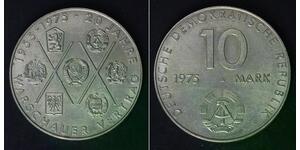 10 Mark República Democrática Alemana (1949-1990) Níquel/Cobre 