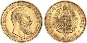 10 Mark Royaume de Prusse (1701-1918) Or Frédéric-Guillaume III de Prusse (1770 -1840)