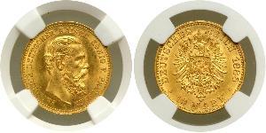 10 Mark Royaume de Prusse (1701-1918) Or Frédéric-Guillaume III de Prusse (1770 -1840)