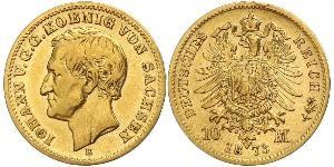 10 Mark Royaume de Saxe (1806 - 1918) Or 