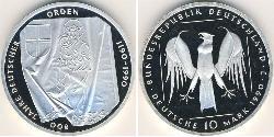 10 Mark Alemania Plata 