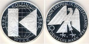 10 Mark Alemania Plata 