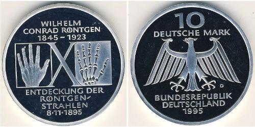 10 Mark Alemania Plata 