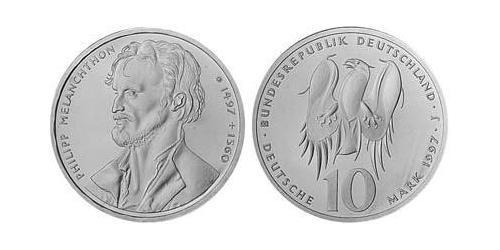 10 Mark Alemania (1990 - ) Plata 