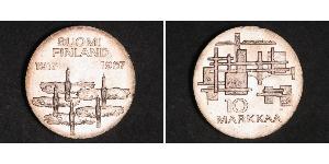 10 Mark Finlandia (1917 - ) Plata 