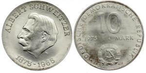 10 Mark República Democrática Alemana (1949-1990) Plata 