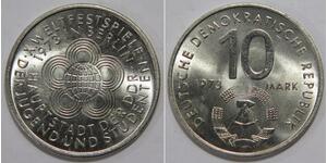 10 Mark Repubblica Democratica Tedesca (1949-1990) Rame/Nichel 