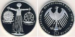 10 Mark Bundesrepublik Deutschland  (1990 - ) Silber 