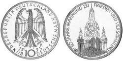 10 Mark Bundesrepublik Deutschland  (1990 - ) Silber 