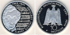 10 Mark Bundesrepublik Deutschland  (1990 - ) Silber 