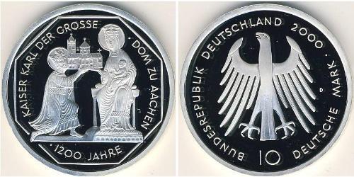 10 Mark Bundesrepublik Deutschland  (1990 - ) Silber 