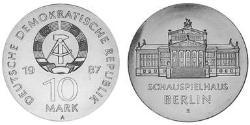 10 Mark Deutsche Demokratische Republik (1949-1990) Silber 