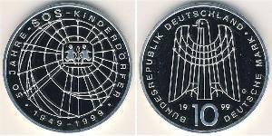 10 Mark Deutschland Silber 