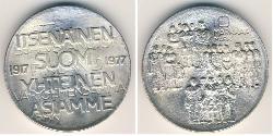 10 Mark Finnland (1917 - ) Silber 