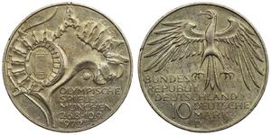 10 Mark Geschichte der Bundesrepublik Deutschland (1949-1990) Silber 